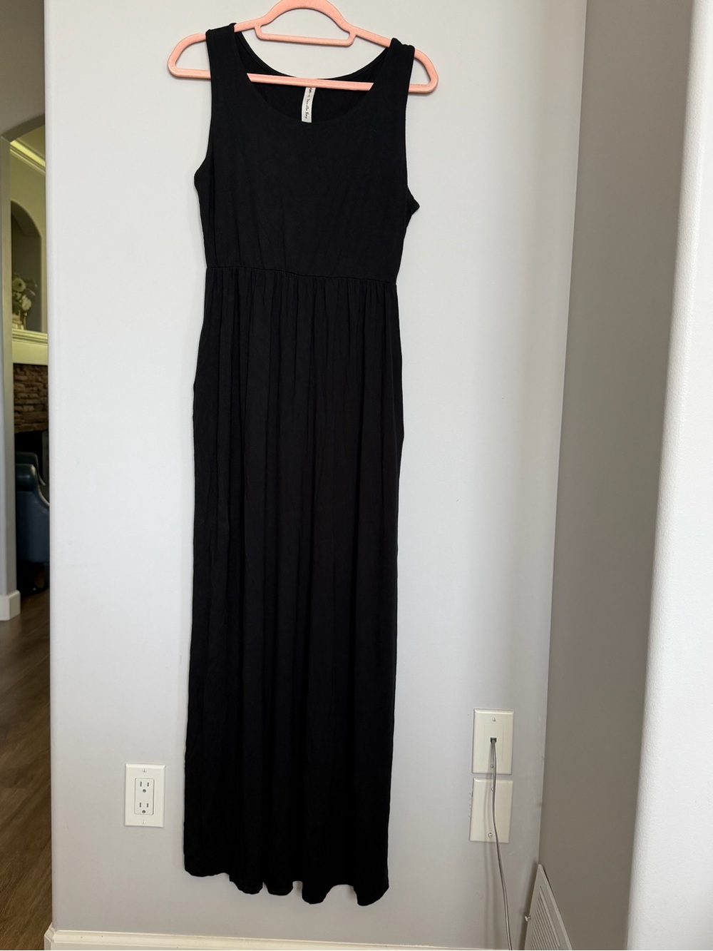 Vanilla Bay Black Sleeveless Maxi Dress